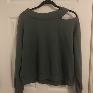 aerie ribbed knit sweater